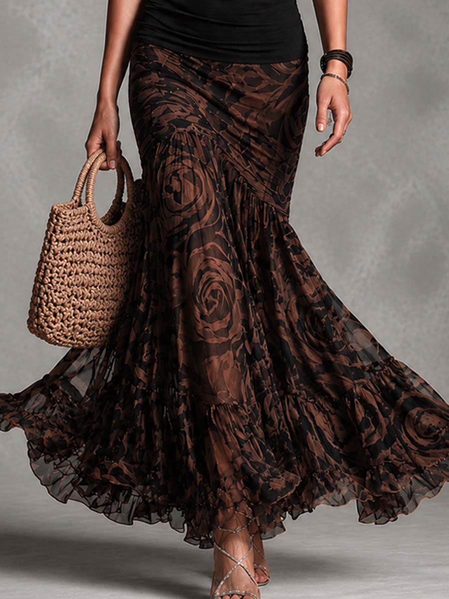 Selene™ Midnight Lace Maxi Dress