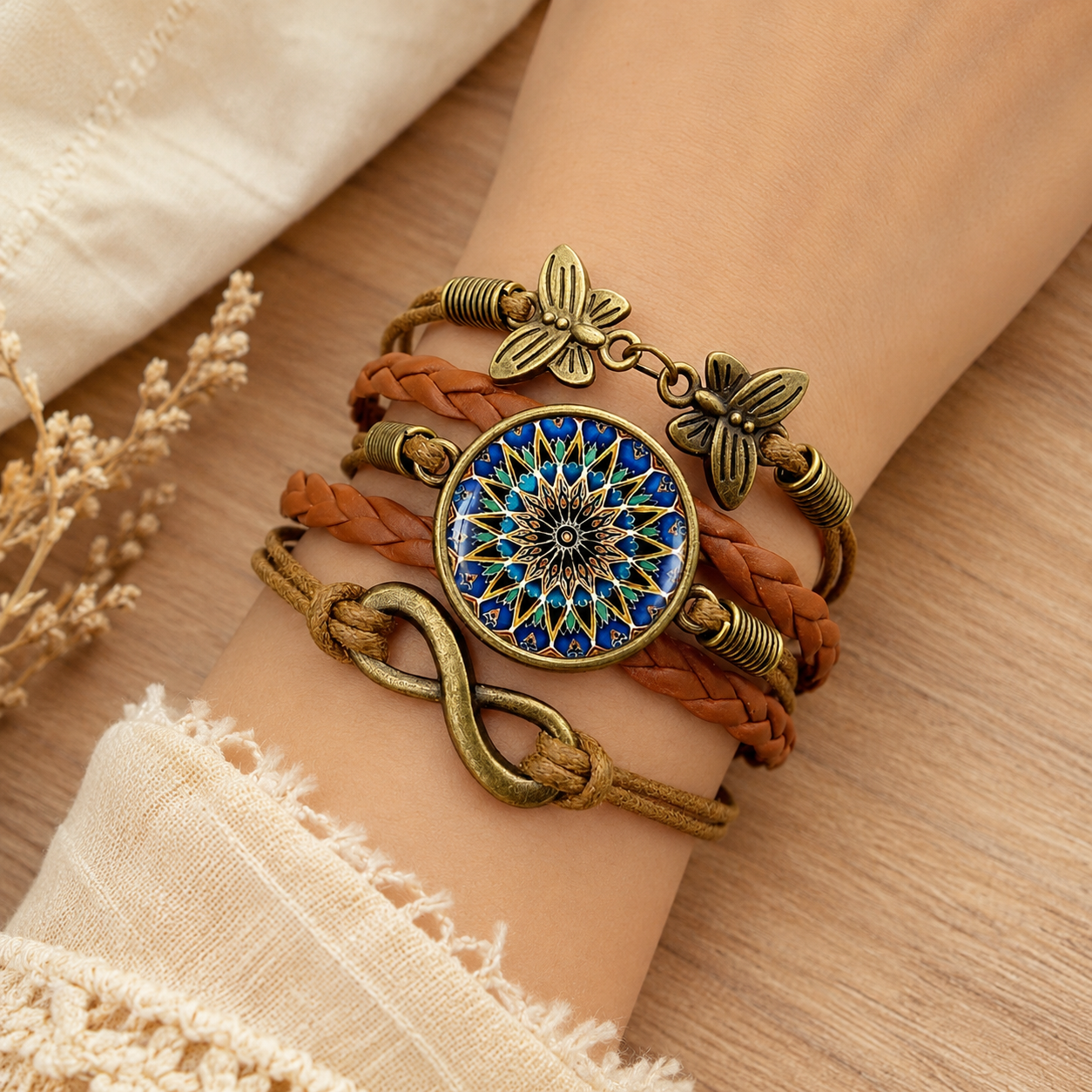 Boho Charm Bracelet Set