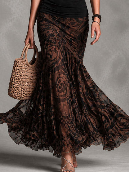 Selene™ Midnight Lace Maxi Dress