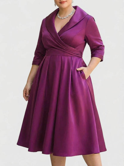 Nerissa - Elegant Midi Dress