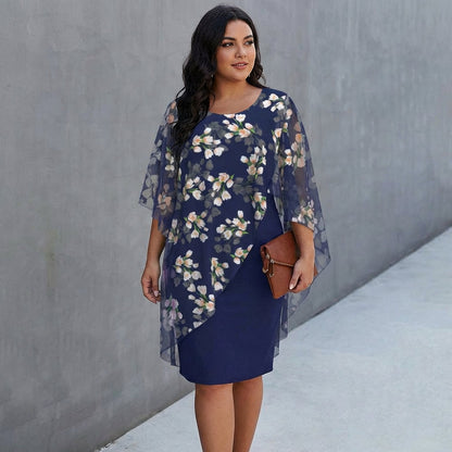 SABINE - Printed Elegant Dress