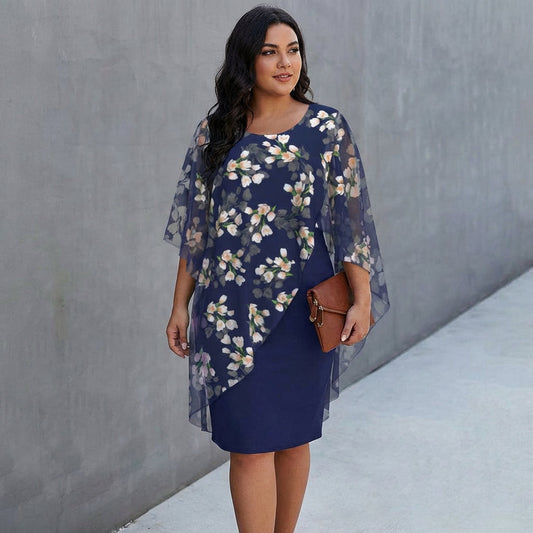 SABINE - Printed Elegant Dress