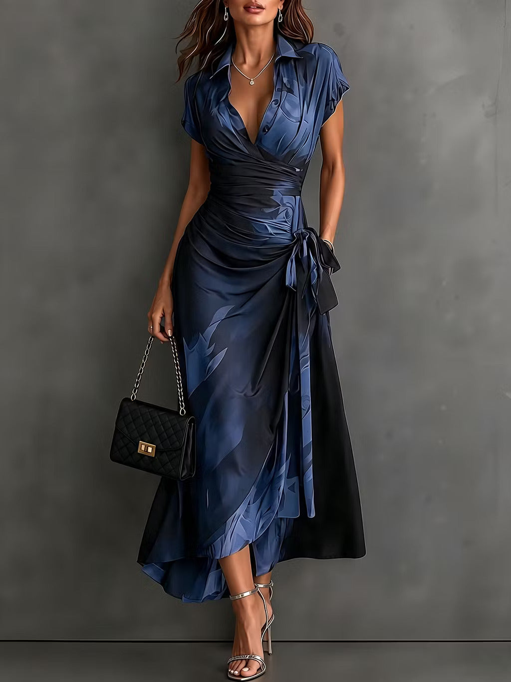 Valentina™ Ruby Wrap Maxi Dress
