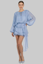 Jessica Bara Endel Long Sleeve Mini Dress as seen on Carolina Delgado