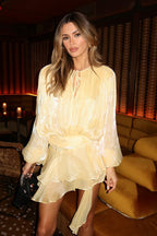 Jessica Bara Endel Long Sleeve Mini Dress as seen on Carolina Delgado