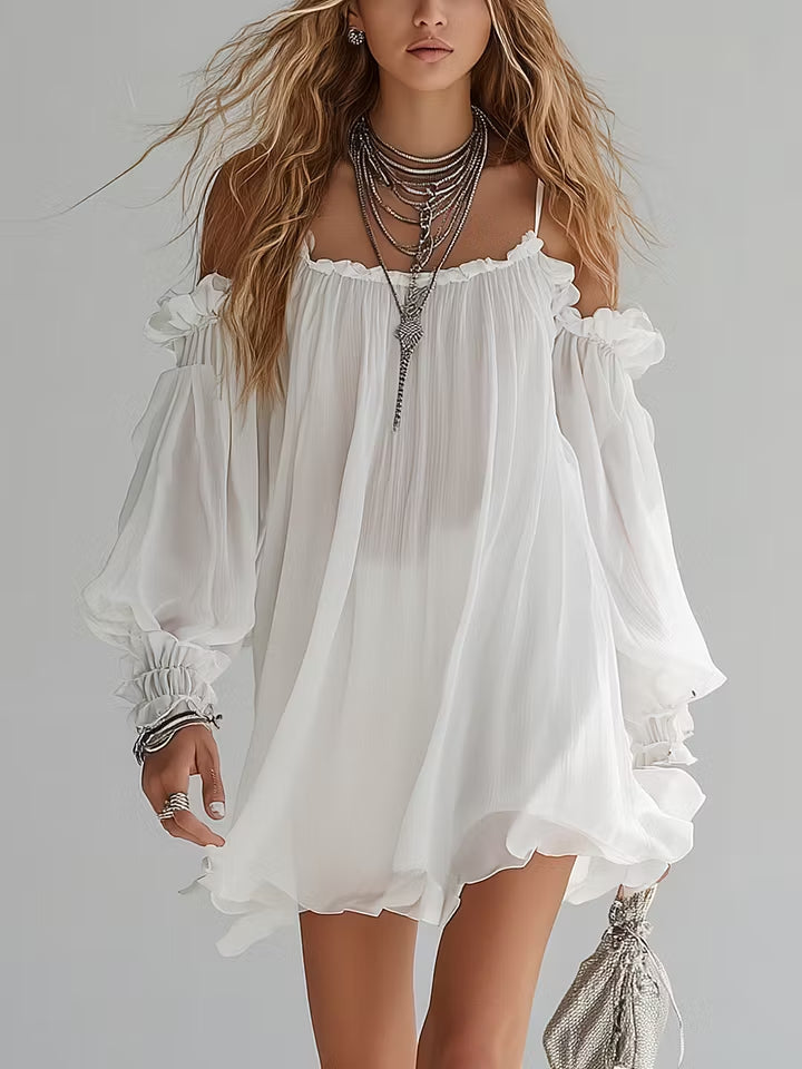 Nora Off-Shoulder Mini Dress