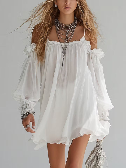 Nora Off-Shoulder Mini Dress