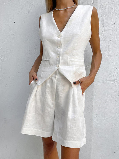 Sophia Cover Up Two Piece Shorts Set