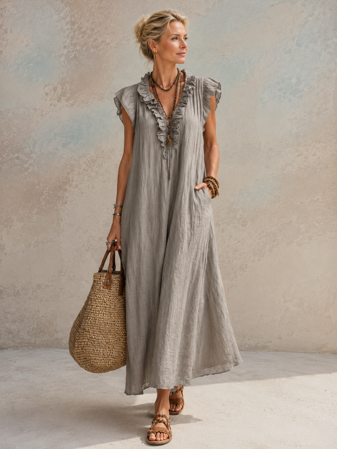 Camellia | Long Bohemian Dress