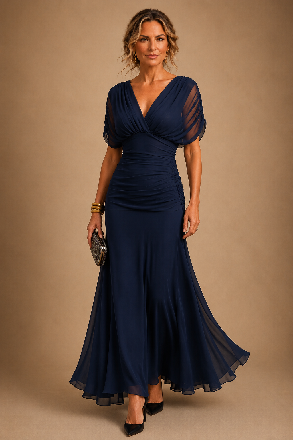 Avery | Elegant Blue Dress