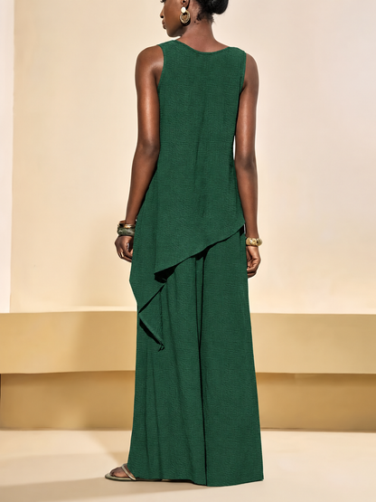 Elowyn™ – Asymmetrical Coastal Two-Piece Set