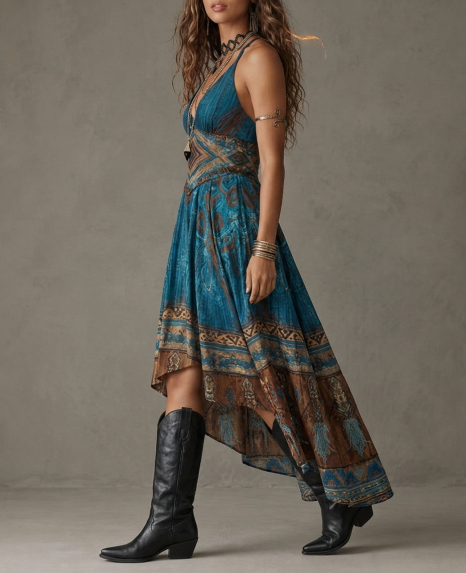 Dakota™ – Western Boho Maxi Dress