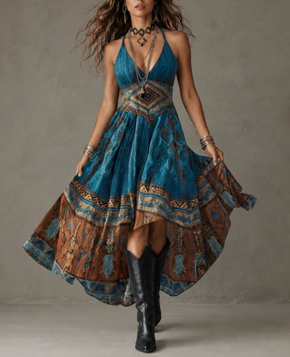 Dakota™ – Western Boho Maxi Dress