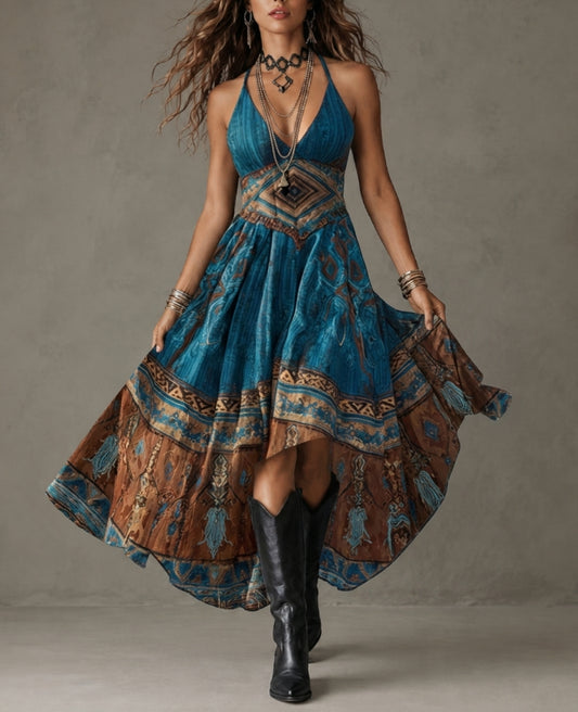 Dakota™ – Western Boho Maxi Dress