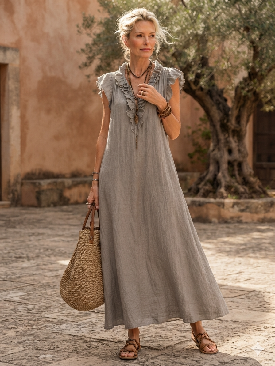 Camellia | Long Bohemian Dress