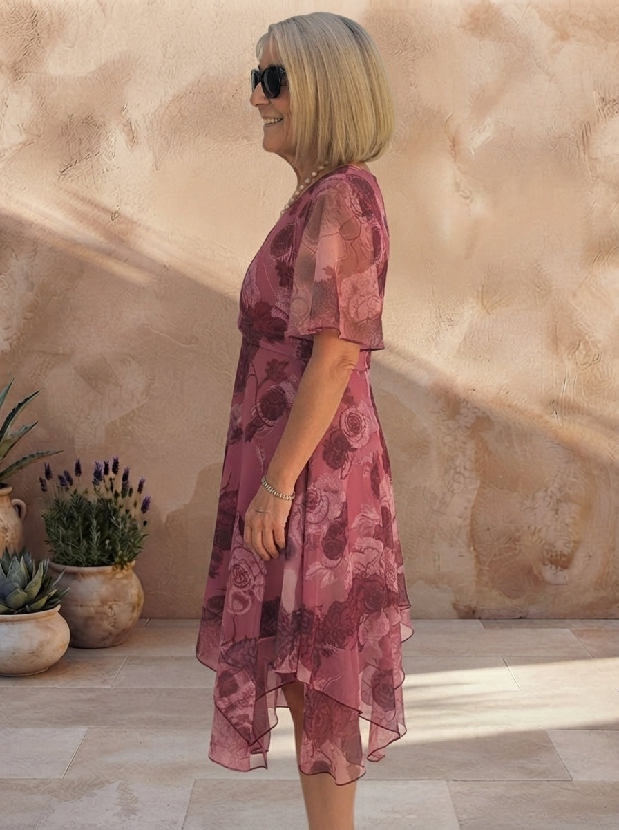 MARGOT | ELEGANT COMFORT PLEATED DRESS