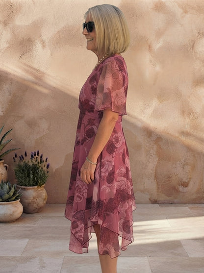 MARGOT | ELEGANT COMFORT PLEATED DRESS
