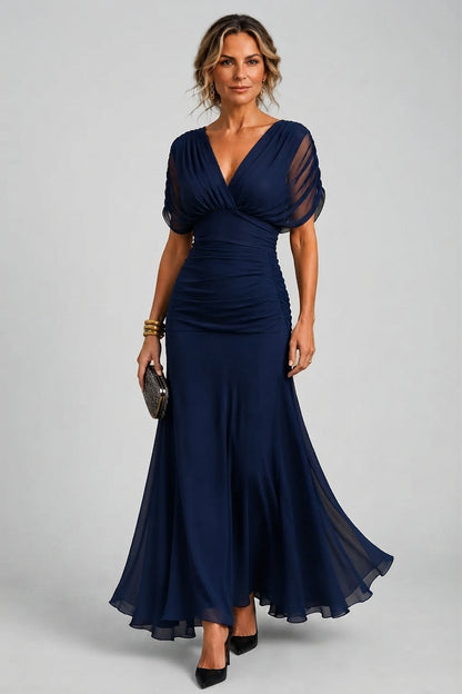 Avery | Elegant Blue Dress