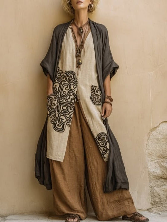 Zara Tribal Pattern Three-piece Set
