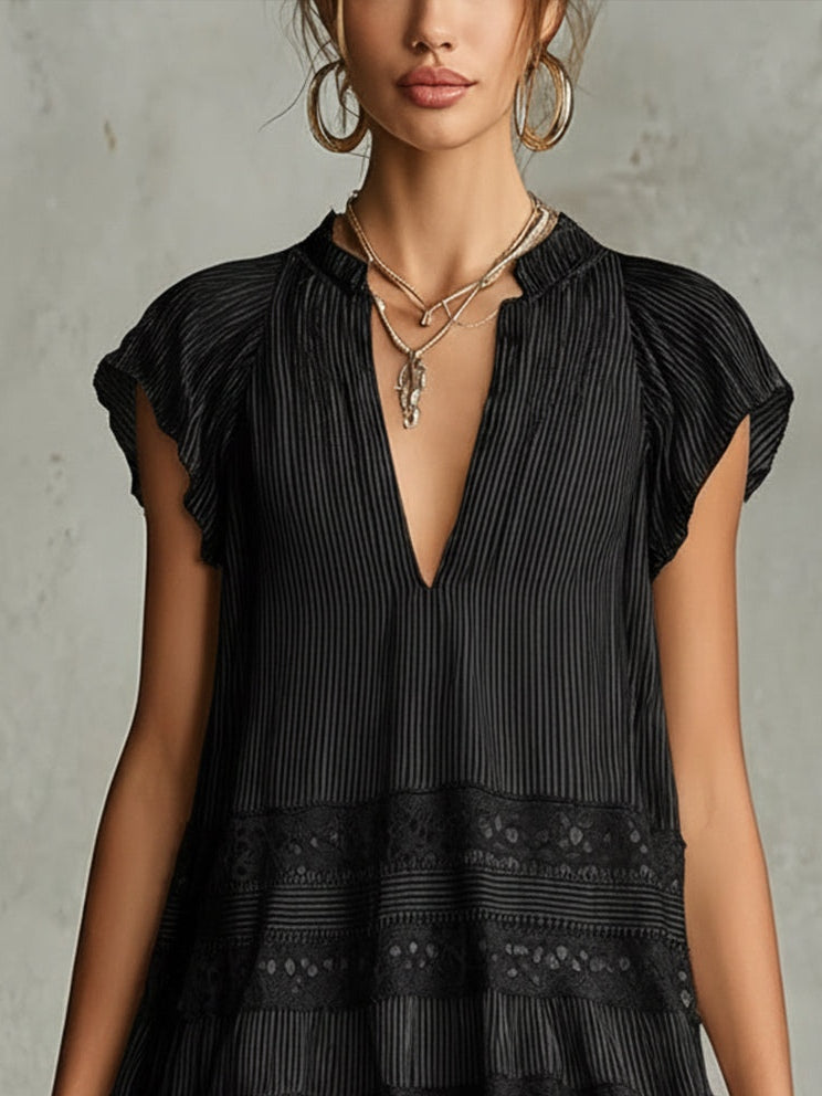 Anya Ruffled Mini Dress