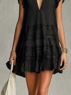 Anya Ruffled Mini Dress