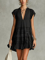 Anya Ruffled Mini Dress