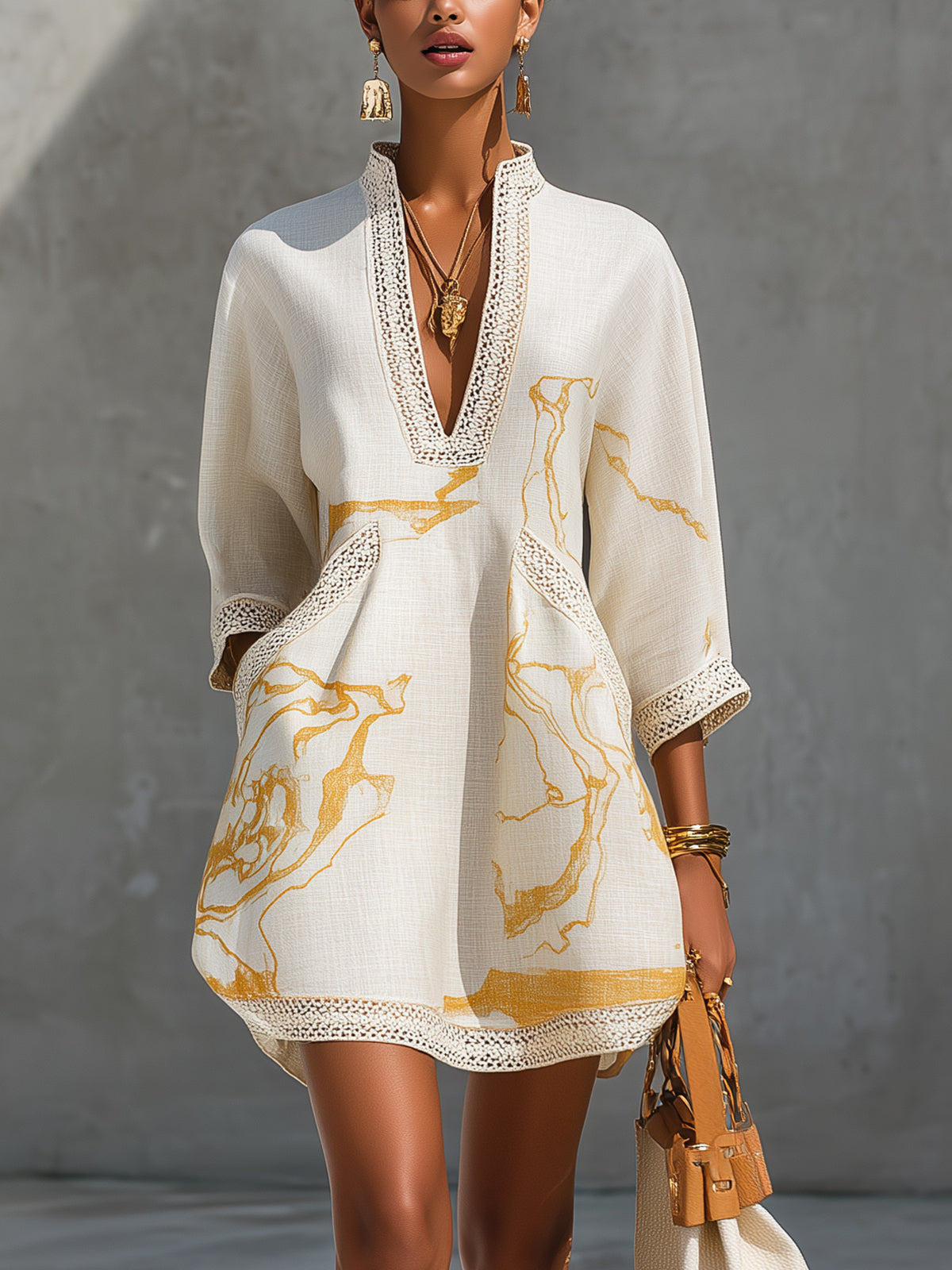 Mila Lace Mini Dress