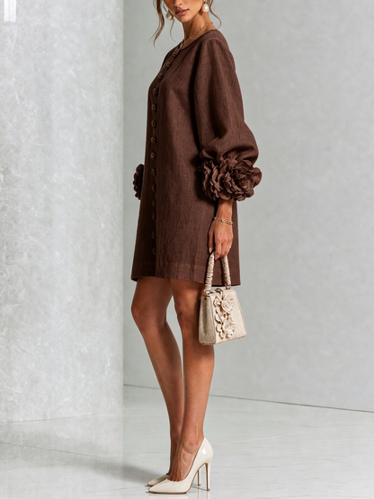Rosalie | Button-Down Mini Dress