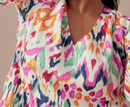 ISABELLA | ELEGANT COMFORT PRINTED TUNIC DRESS