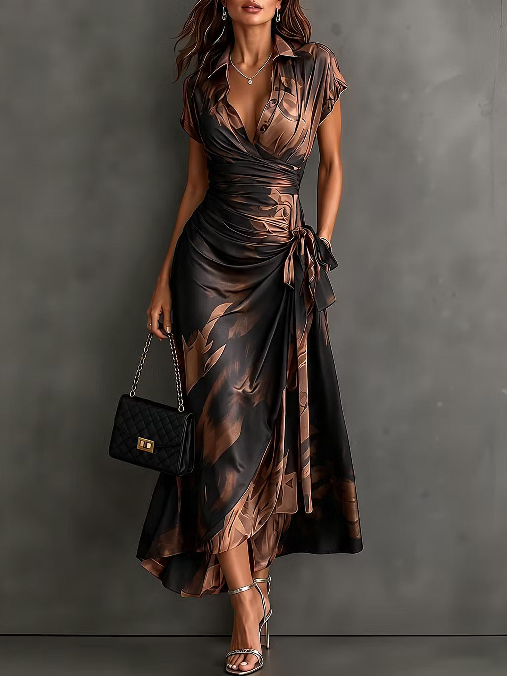 Valentina™ Ruby Wrap Maxi Dress