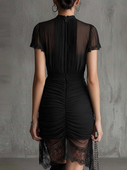 Luna Chiffon Mini Dress