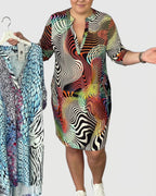 Niamh | Sophisticated V-neck Dress