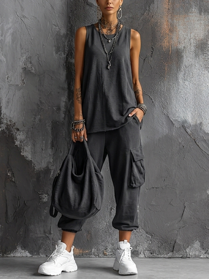 Valentina | Comfortable Casual Set with Pockets