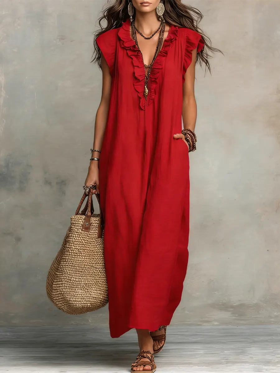 Camellia | Long Bohemian Dress
