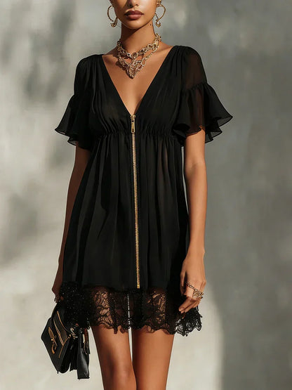Anabelle - Black Mini Dress