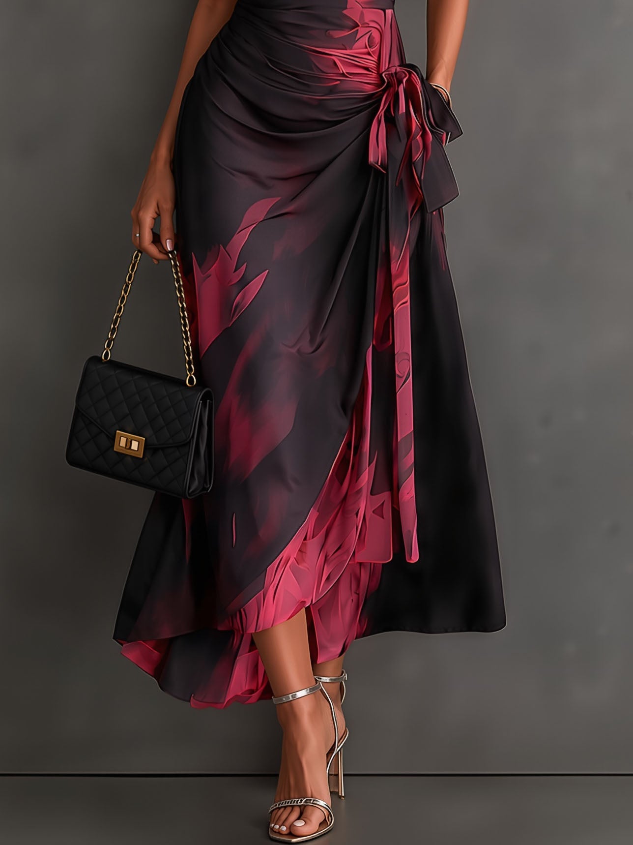 Valentina™ Ruby Wrap Maxi Dress